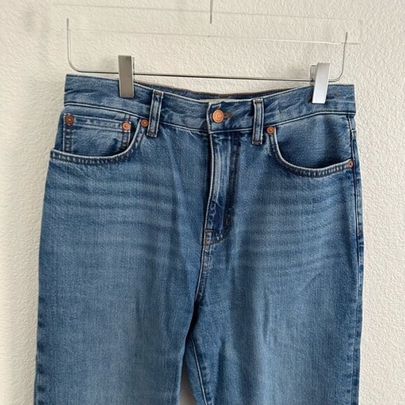 Madewell The '90s Straight Jean in Grenhart Wash - Picture 6 of 9